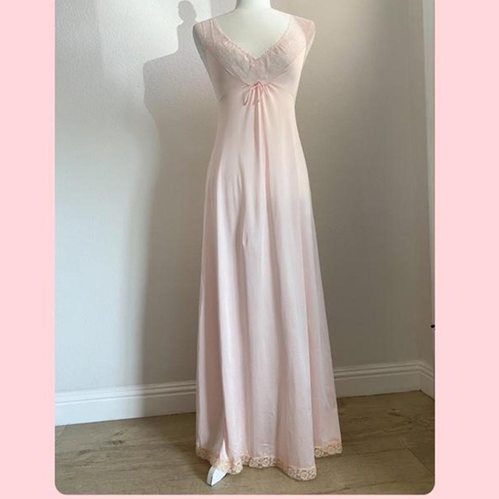 70s 1970s vanity fair vintage slip dress